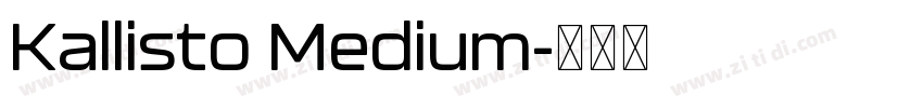 Kallisto Medium字体转换